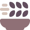 plate wheat solid