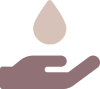 hand holding droplet